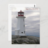 Peggy's Cove Lighthouse Route Nova Scotia Briefkaart (Voorkant / Achterkant)