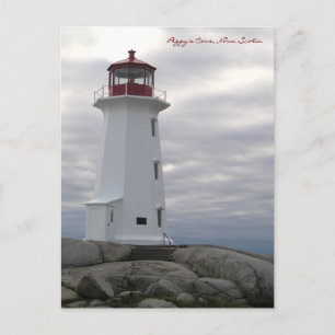 Peggy's Cove Lighthouse Route Nova Scotia Briefkaart
