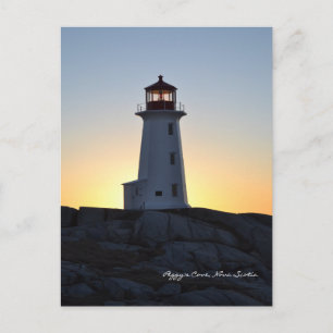 Peggy's Cove Lighthouse Route Nova Scotia Briefkaart