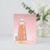 Peggy's Cove Lighthouse Route Nova Scotia Briefkaart (Staand voorkant)