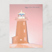 Peggy's Cove Lighthouse Route Nova Scotia Briefkaart (Voorkant)