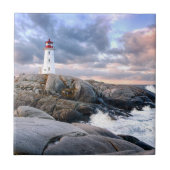 Peggy's Cove Lighthouse Tegeltje (Voorkant)