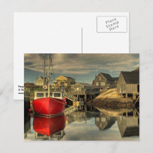 Peggy's Cove, Nova Scotia Briefkaart (Voorkant / Achterkant)
