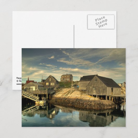 Peggy's Cove, Nova Scotia Briefkaart (Voorkant / Achterkant)
