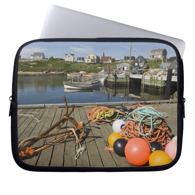 Peggy's Cove, Nova Scotia, Canada 2 Laptop Sleeve (Voorkant)
