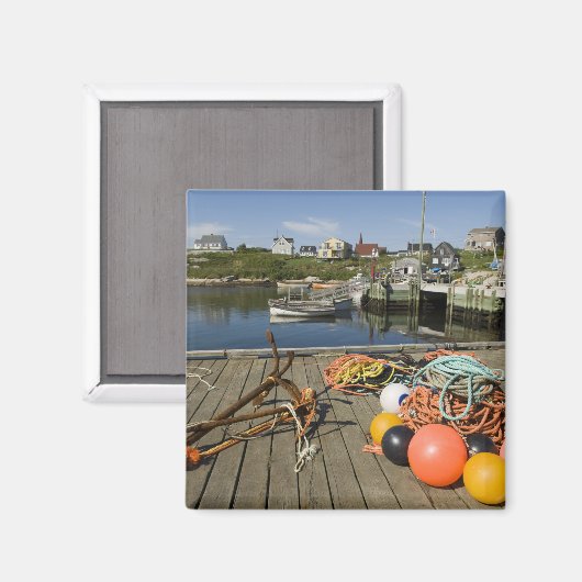 Peggy's Cove, Nova Scotia, Canada 2 Magneet (Voorkant / Achterkant)