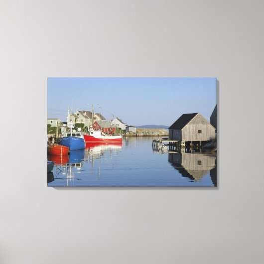 Peggy's Cove, Nova Scotia, Canada Canvas Afdruk (Voorkant)