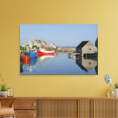Peggy's Cove, Nova Scotia, Canada Canvas Afdruk (Insitu (Woonkamer))