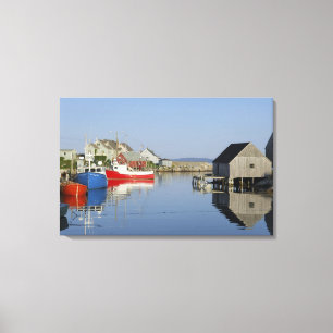 Peggy's Cove, Nova Scotia, Canada Canvas Afdruk