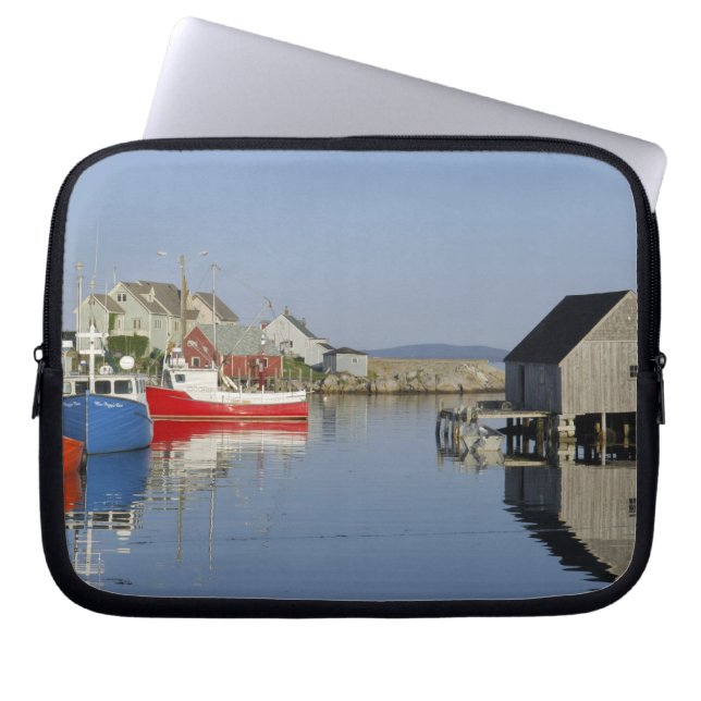 Peggy's Cove, Nova Scotia, Canada Laptop Sleeve (Voorkant)