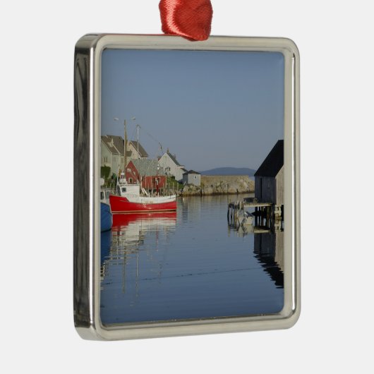 Peggy's Cove, Nova Scotia, Canada Metalen Ornament (Rechts)