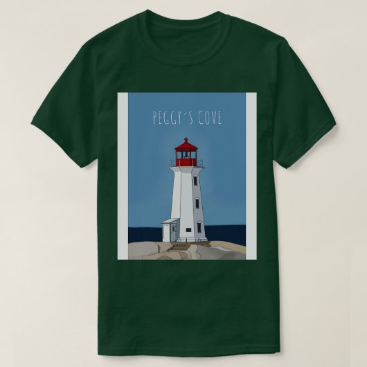 Peggys Cove Nova Scotia Canada T-shirt (Design voorkant)