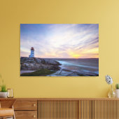 Peggy's Cove | Nova Scotia Canvas Afdruk (Insitu (Woonkamer))