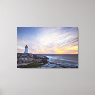 Peggy's Cove   Nova Scotia Canvas Afdruk