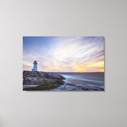 Peggy's Cove | Nova Scotia Canvas Afdruk (Voorkant)