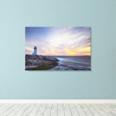 Peggy's Cove | Nova Scotia Canvas Afdruk (Insitu (Houten vloer))