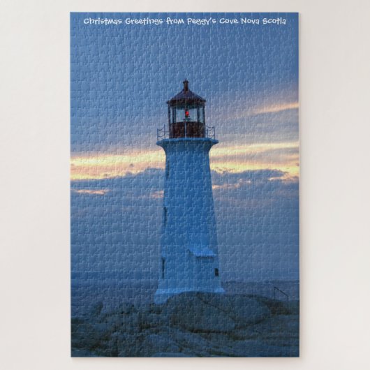 Peggy's Cove Nova Scotia. Legpuzzel (Verticaal)