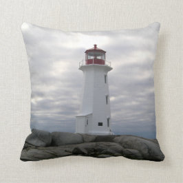 "Peggy's Cove Nova Scotia""Lichtingenweg" Kussen