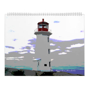Peggy's Cove Nova Scotia Lighthouse Calendar Kalender