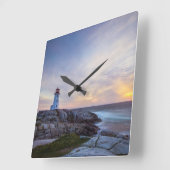 Peggy's Cove | Nova Scotia Vierkante Klok (Hoek)