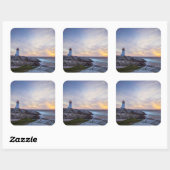 Peggy's Cove | Nova Scotia Vierkante Sticker (Vel)
