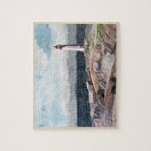 PEGGY's COVE, NOVA SCOTIA,    WATERVERF Legpuzzel (Verticaal)