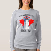 Peggy's cove Nova Scotian 902 Lighthouse route T-shirt (Voorkant)