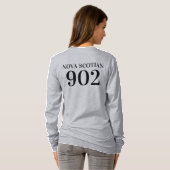 Peggy's cove Nova Scotian 902 Lighthouse route T-shirt (Achterkant volledig)