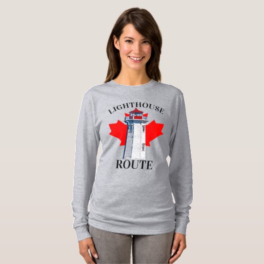 Peggy's cove Nova Scotian 902 Lighthouse route T-shirt (Voorkant volledig)
