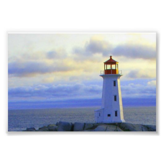 "Peggy's cove photoprint" Nova Scotia Foto Afdruk (Voorkant)