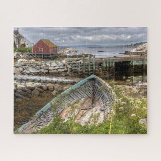 Peggy's Cove Puzzle - Tijdloze maritieme charme Legpuzzel (Horizontaal)