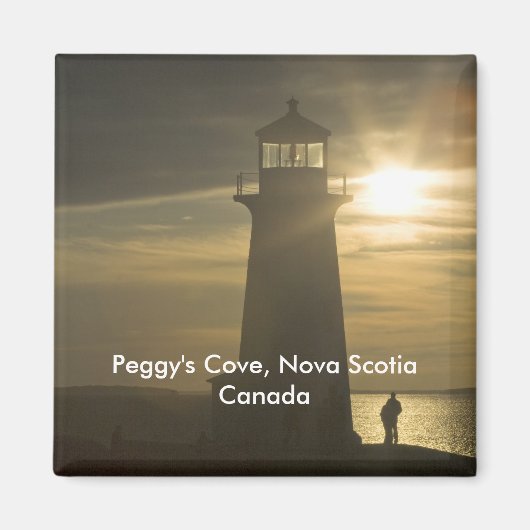 Peggy's Cove Sunset Magnet (Voorkant)