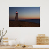 Peggy's Cove Twilight kunstwerk Poster (Keuken)