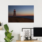 Peggy's Cove Twilight kunstwerk Poster (Thuiskantoor)