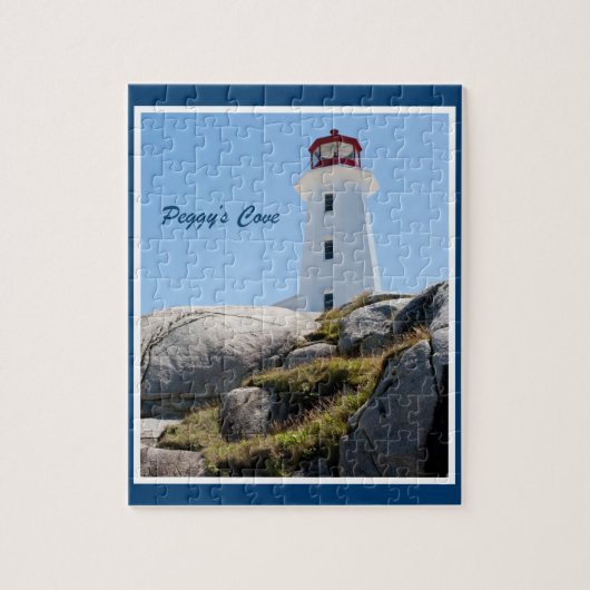 Peggy's Cove Vuurtoren (Kleur) Legpuzzel (Verticaal)