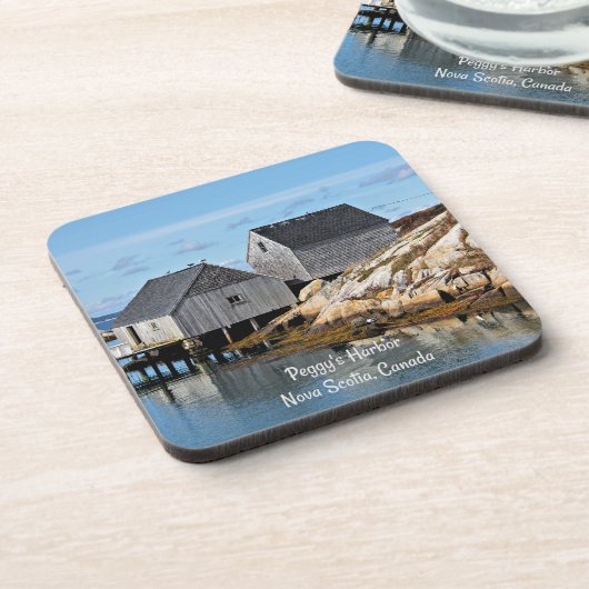 Peggy's Harbor, Nova Scotia, Canada Bier Onderzetter (Linkerzijde)