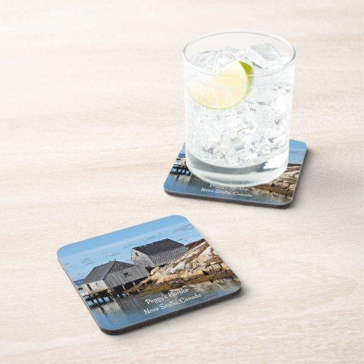 Peggy's Harbor, Nova Scotia, Canada Bier Onderzetter (Rechterzijde)