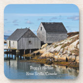 Peggy's Harbor, Nova Scotia, Canada Bier Onderzetter (Voorkant)