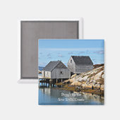Peggy's Harbor, Nova Scotia, Canada Magneet (Voorkant / Achterkant)