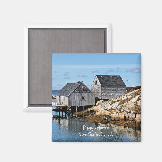 Peggy's Harbor, Nova Scotia, Canada Magneet (Voorkant / Achterkant)
