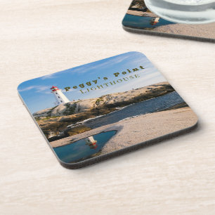 Peggys Point Lighthouse Atlantic Canada Bier Onderzetter
