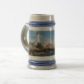 Peggys Point Lighthouse Atlantic Canada Bierpul (Voorkant links)