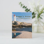 Peggys Point Lighthouse Atlantic Canada Briefkaart (Staand voorkant)