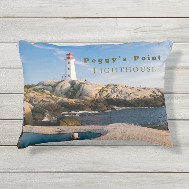 Peggys Point Lighthouse Atlantic Canada Buitenkussen (Voorkant)