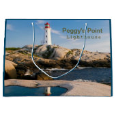 Peggys Point Lighthouse Atlantic Canada Groot Cadeauzakje (Voorkant)