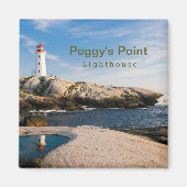 Peggys Point Lighthouse Atlantic Canada Magneet (Voorkant)