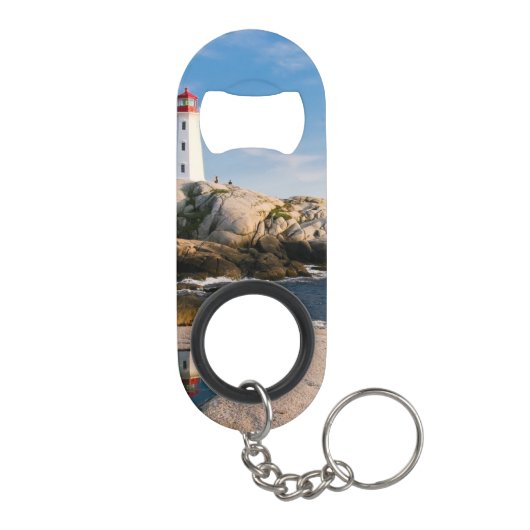 Peggys Point Lighthouse Atlantic Canada Mini Flessenopener (Achterkant)