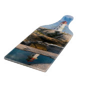 Peggys Point Lighthouse Atlantic Canada Snijplank (Hoek)