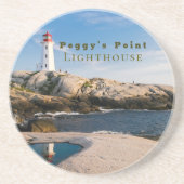 Peggy's Point Lighthouse Atlantic Canada Zandsteen Onderzetter (Voorkant)