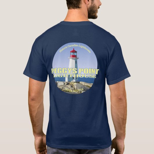 Peggys Point Lighthouse T-shirt (Achterkant)